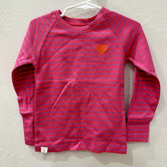 NWT Alba of Denmark Dahlia Magic Stripes All You Need Tee - Picture 1 of 6
